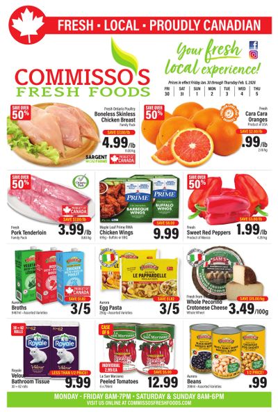 Commisso's Fresh Foods Flyer January 30 to February 5