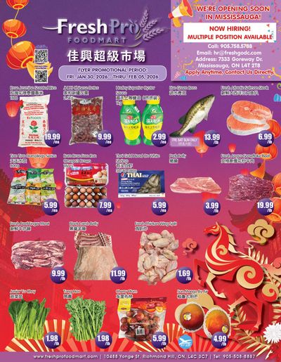 FreshPro Foodmart (Richmond Hill) Flyer January 30 to February 5