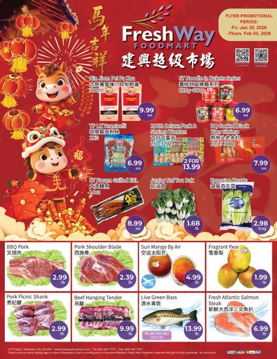 FreshWay Foodmart Flyer January 30 to February 5