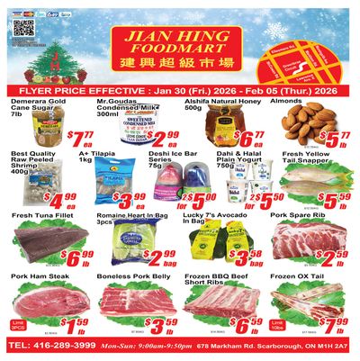 Jian Hing Foodmart (Scarborough) Flyer January 30 to February 5