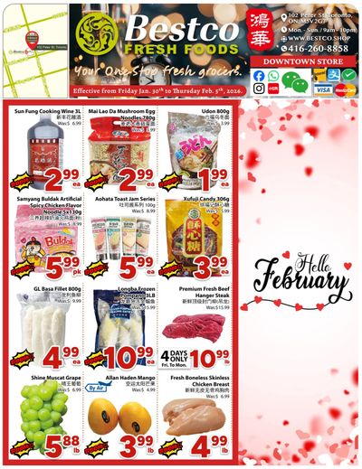 BestCo Food Mart (Downtown Toronto) Flyer January 30 to February 5