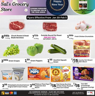 Sal's Grocery Flyer January 30 to February 5