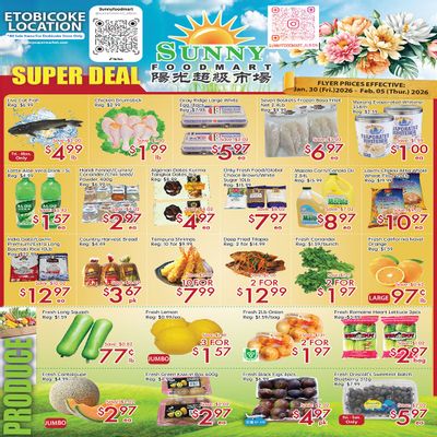 Sunny Foodmart (Etobicoke) Flyer January 30 to February 5