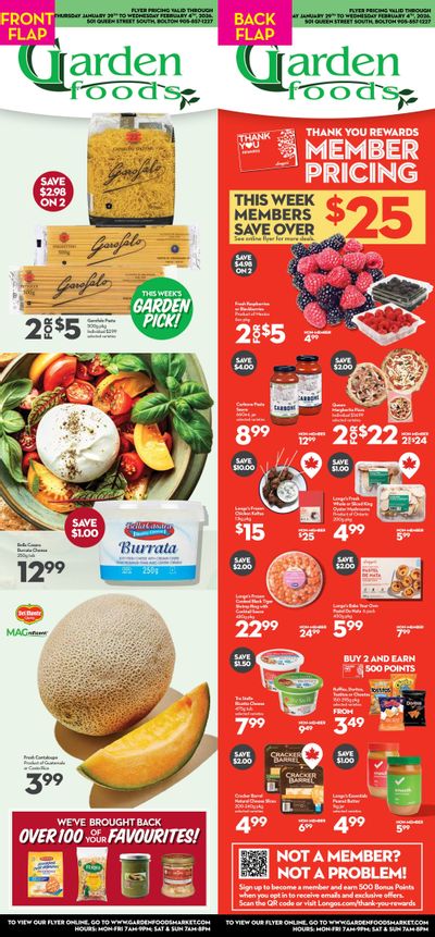 Garden Foods Flyer January 29 to February 4