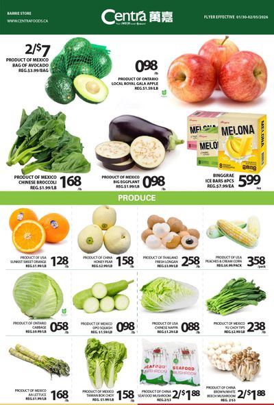 Centra Foods (Barrie) Flyer January 30 to February 5