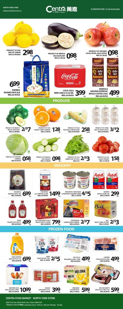 Centra Foods (North York) Flyer January 30 to February 5