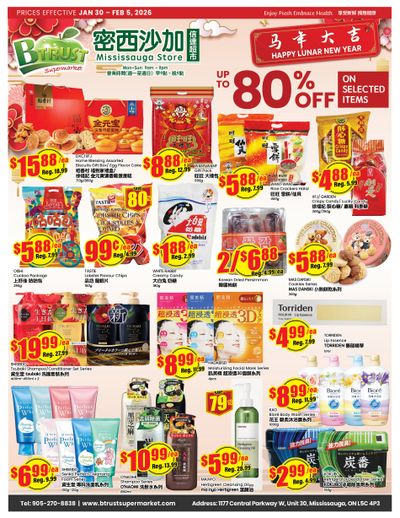 Btrust Supermarket (Mississauga) Flyer January 30 to February 5