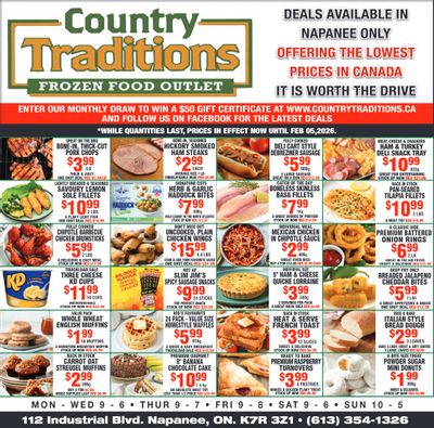 Country Traditions Flyer January 29 to February 5