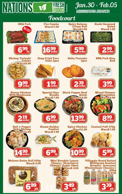 Nations Fresh Foods (Mississauga) Flyer January 30 to February 5