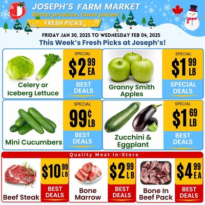 Joseph's Farm Market Flyer January 30 to February 4
