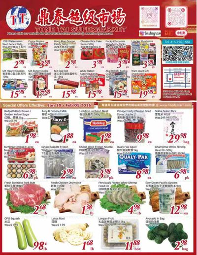 Tone Tai Supermarket Flyer January 30 to February 5