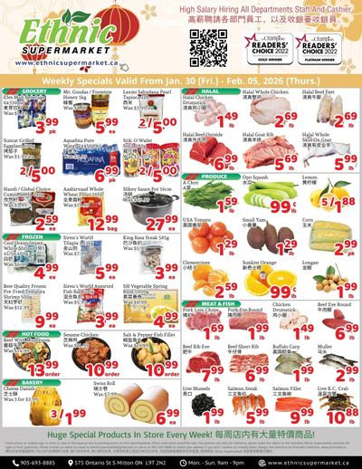 Ethnic Supermarket (Milton) Flyer January 30 to February 5