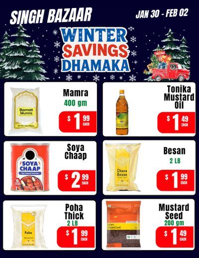 Singh Bazaar Flyer January 30 to February 2
