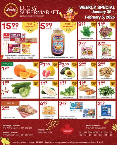 Lucky Supermarket (Winnipeg) Flyer January 30 to February 5