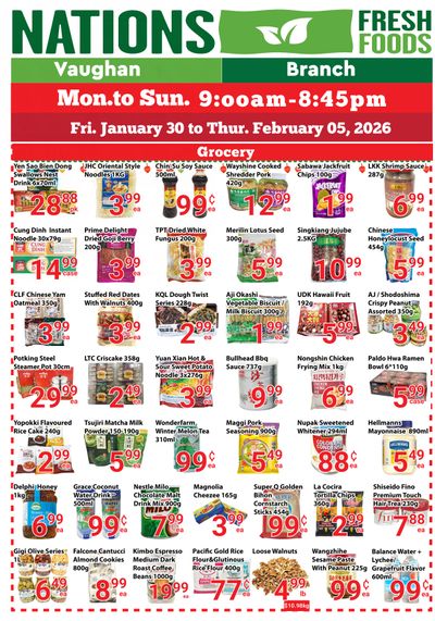 Nations Fresh Foods (Vaughan) Flyer January 30 to February 5