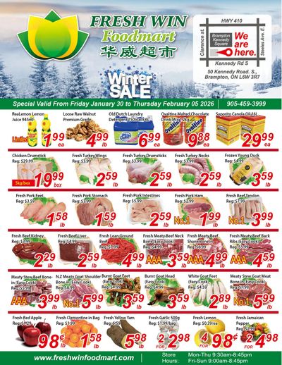 Fresh Win Foodmart Flyer January 30 to February 5