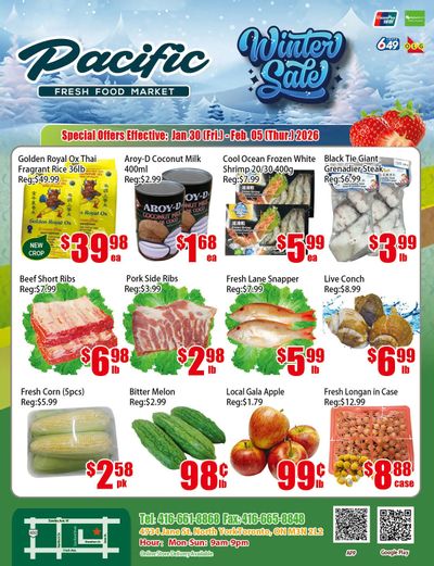 Pacific Fresh Food Market (North York) Flyer January 30 to February 5