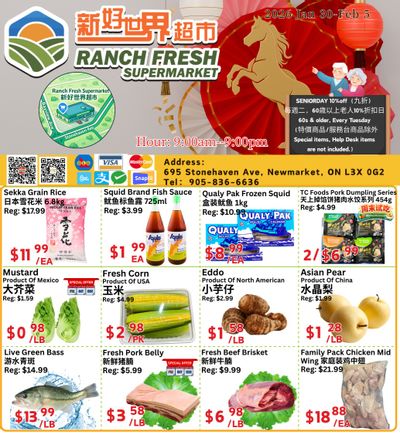Ranch Fresh Supermarket Flyer January 30 to February 5