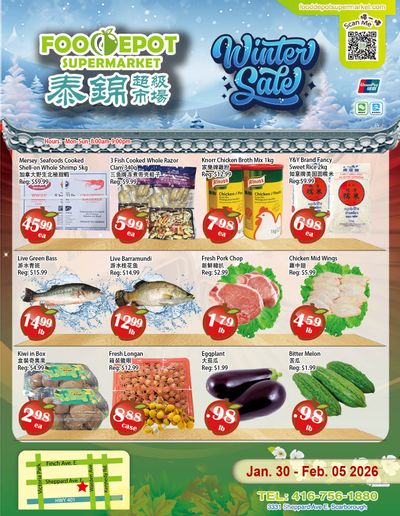 Food Depot Supermarket Flyer January 30 to February 5