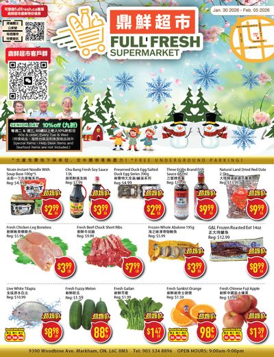 Full Fresh Supermarket Flyer January 30 to February 5