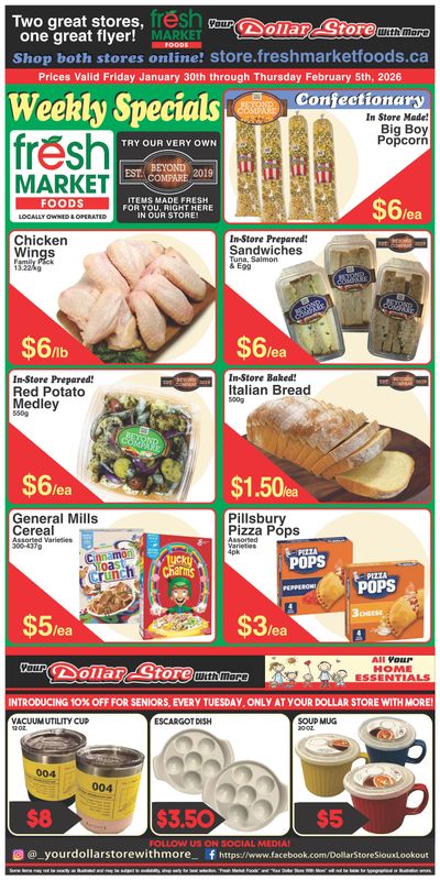 Fresh Market Foods Flyer January 30 to February 5