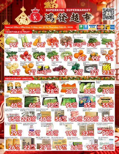 Superking Supermarket (North York) Flyer January 30 to February 5