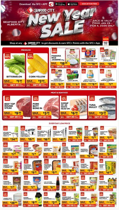 Seafood City Supermarket (AB) Flyer January 29 to February 4