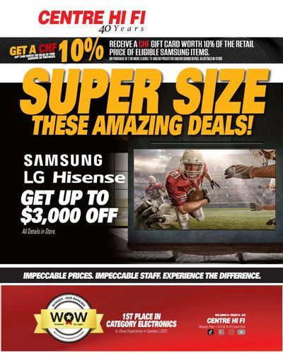 Centre Hi-Fi Flyer January 30 to February 5
