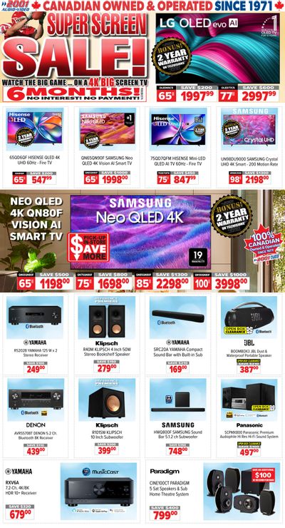 2001 Audio Video Flyer January 30 to February 5