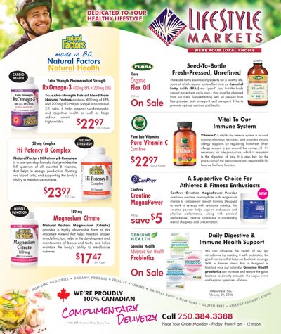 Lifestyle Markets Monday Magazine Flyer January 29 to February 22