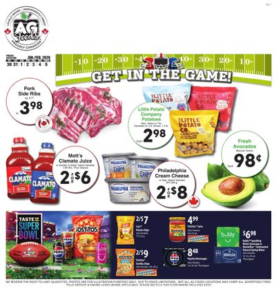 AG Foods Flyer January 30 to February 5