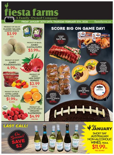 Fiesta Farms Flyer January 30 to February 5