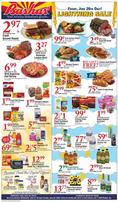 Bashas Weekly Ad & Flyer June 24 to 30