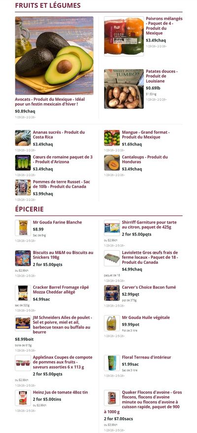 Mike Dean Local Grocer Flyer January 29 to February 5