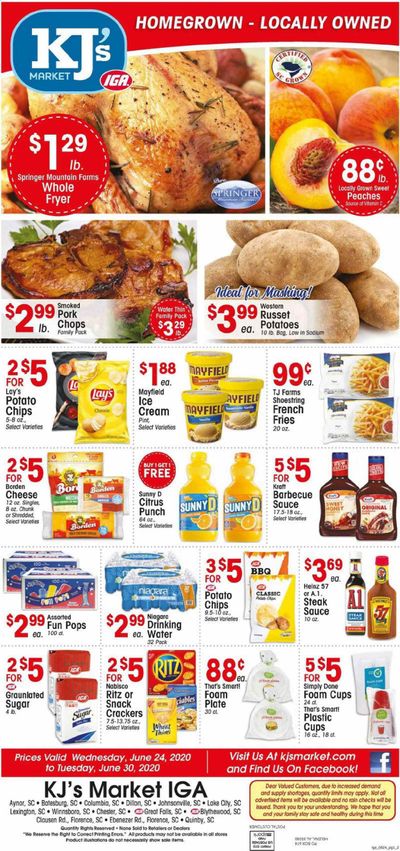 KJ´s Market Weekly Ad & Flyer June 24 to 30