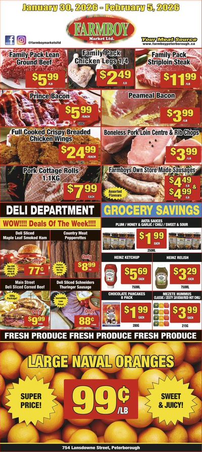 Farmboy Peterborough Flyer January 30 to February 5