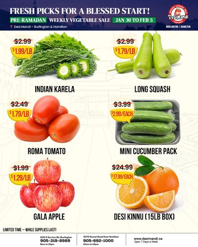 DesiMandi Flyer January 30 to February 5