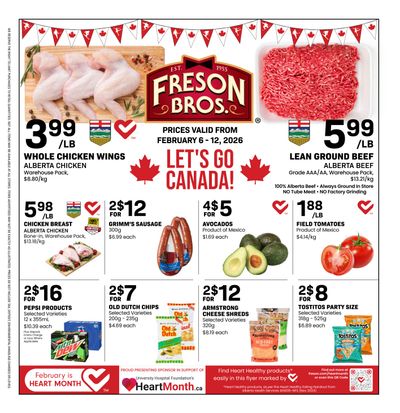 Freson Bros. Flyer February 6 to 12