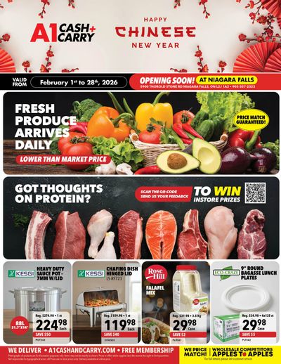 A-1 Cash and Carry Flyer February 1 to 28