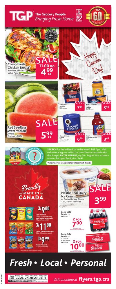 TGP The Grocery People Flyer June 25 to July 1