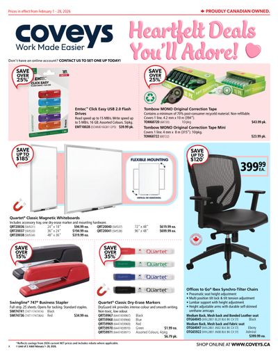 Covey Basics Flyer February 1 to 28