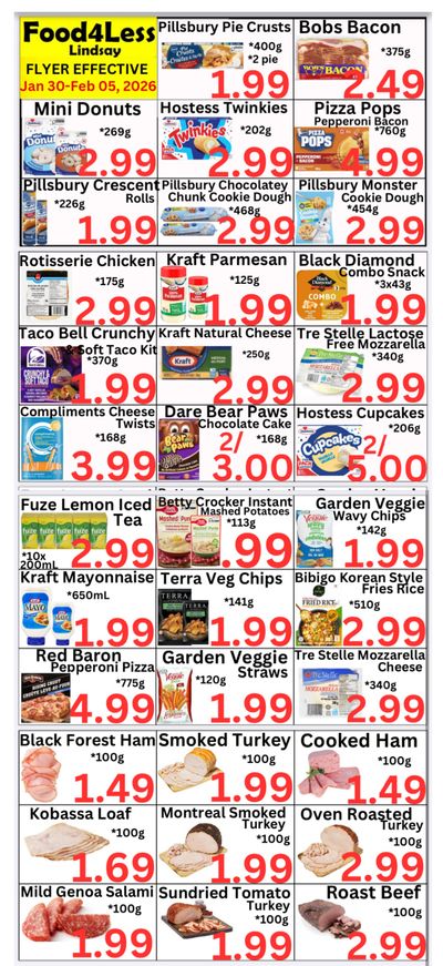Food 4 Less (Lindsay) Flyer January 30 to February 5