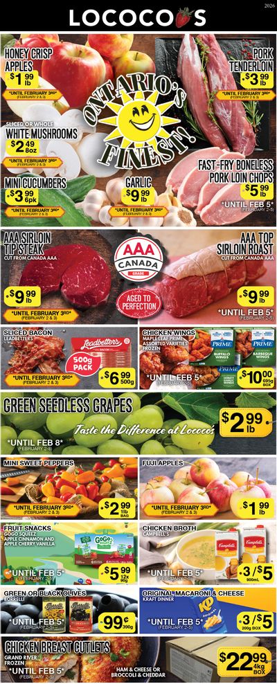 Lococo's Flyer February 2 to 5