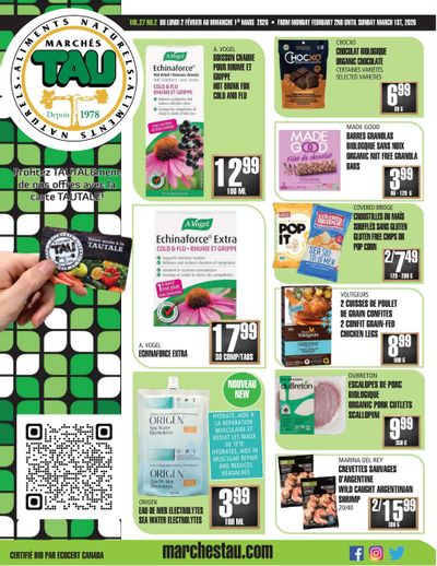 Marches Tau Flyer February 2 to March 1