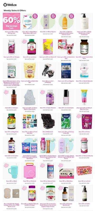 Well.ca Weekly Sales February 2 to 8