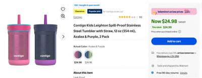 Walmart Canada Clearance Sale: Save 50% on Select Contigo Products
