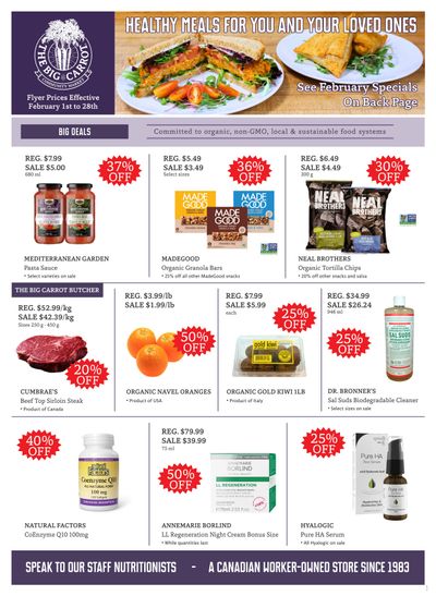 The Big Carrot Flyer February 1 to 28