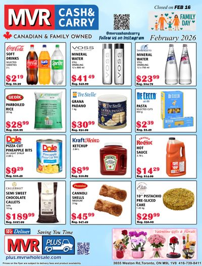 MVR Cash and Carry Flyer February 1 to 28
