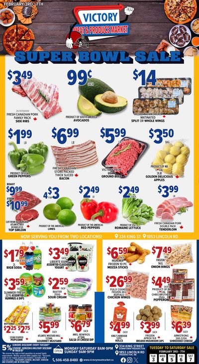 Victory Meat Market Flyer February 3 to 7