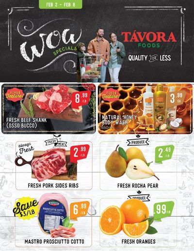 Tavora Foods Flyer February 2 to 8